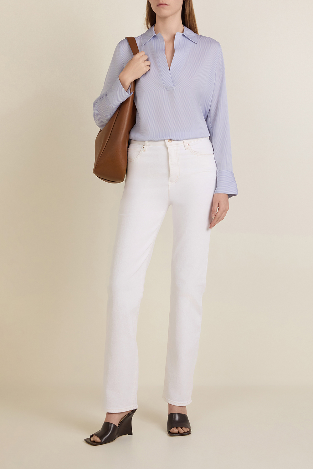 מכנסי ג'ינס בגזרה ישרה